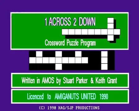 Portada de 1 Across 2 Down