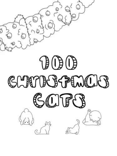 Portada de 100 Christmas Cats