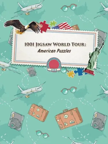 Portada de 1001 Jigsaw American Puzzles