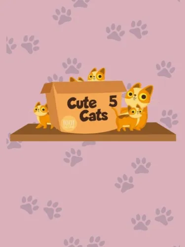 Portada de 1001 Jigsaw: Cute Cats 5