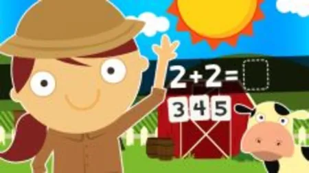 Portada de 123 Animal Math Games For Kids