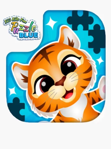 Portada de 123 Kids Fun Puzzle Blue