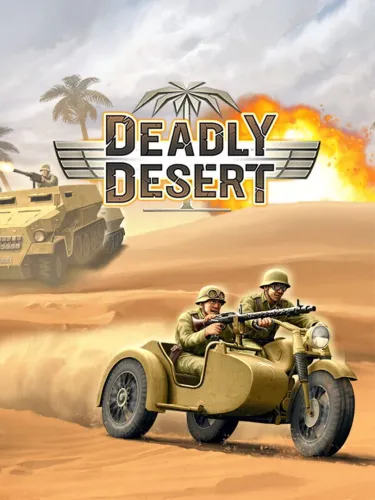 Portada de 1943 Deadly Desert