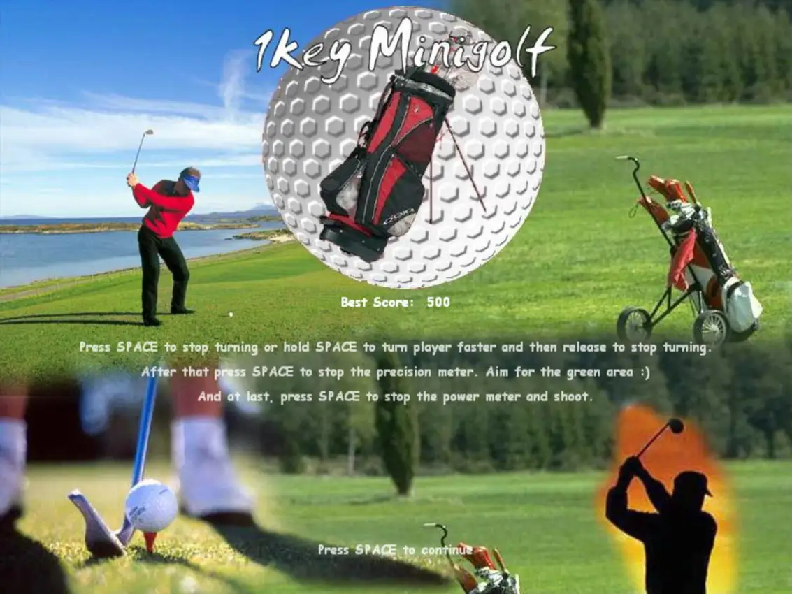 Portada de 1Key Minigolf