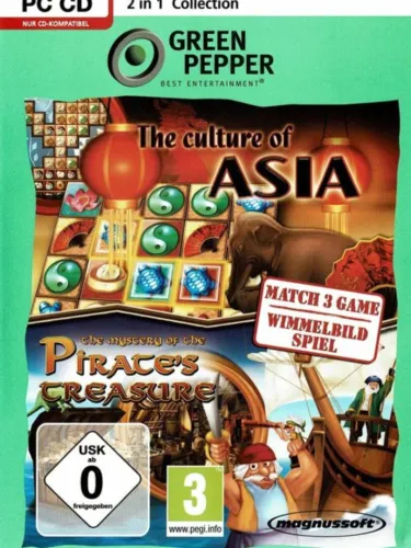 Portada de 2 in 1 Collection: Culture of Asia + The Mystery of Pirates Treasure