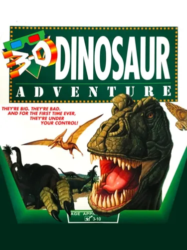 Portada de 3-D Dinosaur Adventure