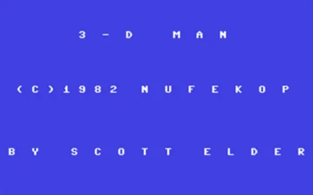 Portada de 3-D Man