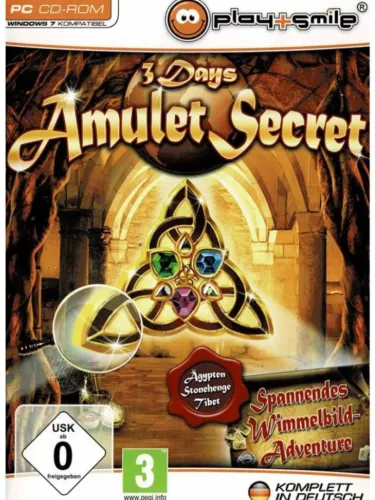 Portada oficial del videojuego 3 Days: Amulet Secret