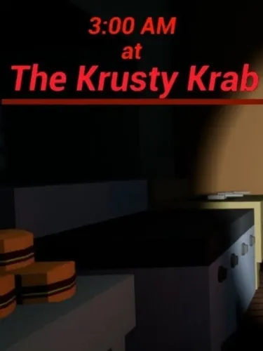 Portada oficial del videojuego 3:00 AM at The Krusty Krab
