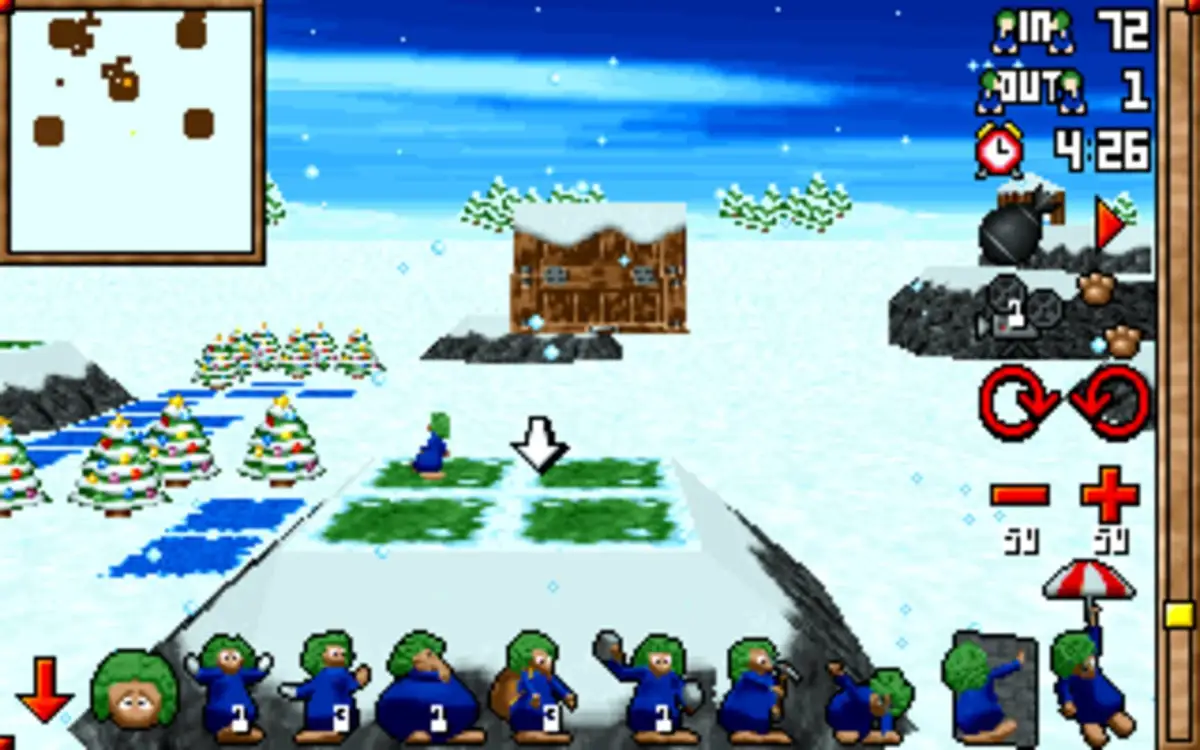3D Lemmings Winterland