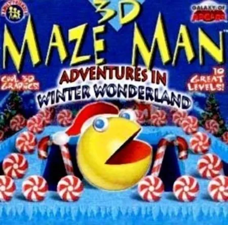 Portada de 3D Maze Man: Adventures in Winter Wonderland