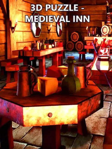 Portada de 3D Puzzle: Medieval Inn
