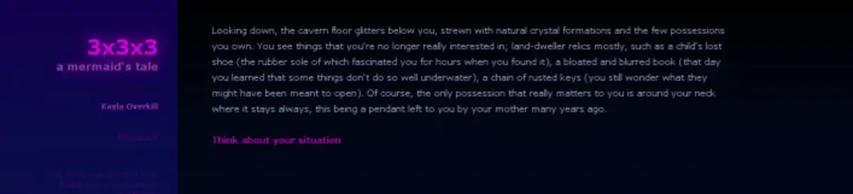3x3x3: A Mermaid’s Tale