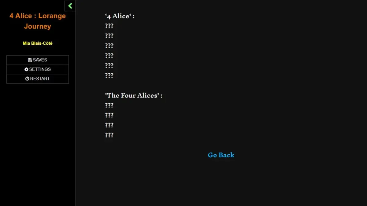 4 Alice : Lorange Journey