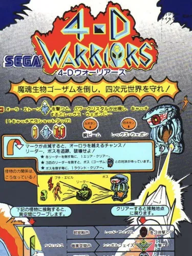 Portada de 4-D Warriors