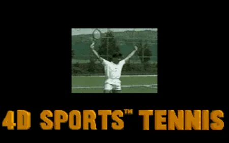 Portada oficial del videojuego 4D Sports Tennis