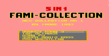 Portada de 5-in-1 Fami Collection: NES Collection Nr 1
