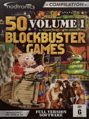 Portada oficial del videojuego 50 Blockbuster Games Volume 1