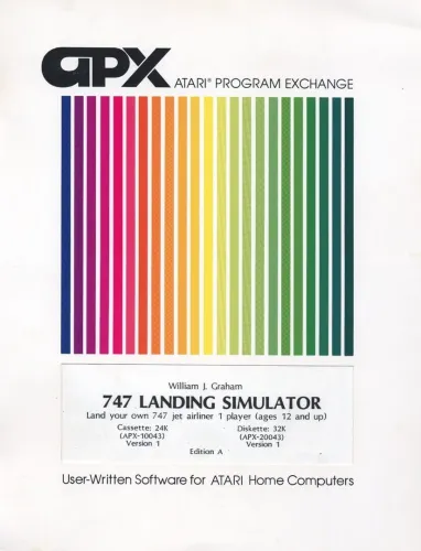 Portada de 747 Landing Simulator
