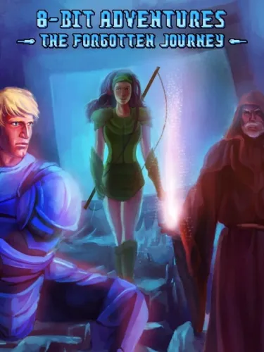 Portada oficial del videojuego 8-Bit Adventures: The Forgotten Journey – Remastered Edition