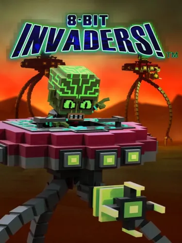 Portada de 8-Bit Invaders!