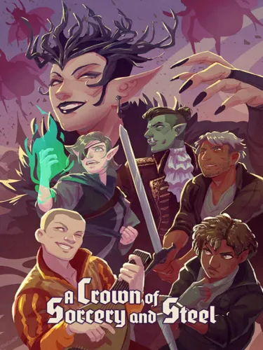 Portada de A Crown of Sorcery and Steel