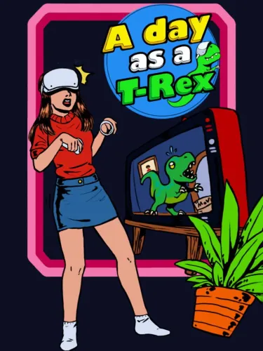 Portada de A Day as a T-Rex