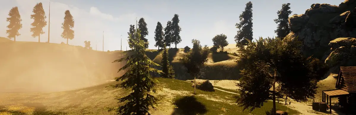 A Rabbit and the Mystic Fog