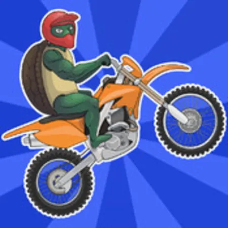 Portada de A Turtle Motorcycle Bike Race v. Mutant Ninja Warriors