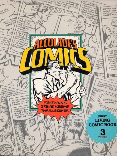 Portada de Accolade’s Comics featuring Steve Keene Thrillseeker