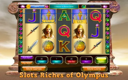 Portada de Aces Slots Riches of Olympus