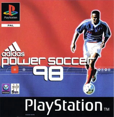 Portada oficial del videojuego Adidas Power Soccer 98