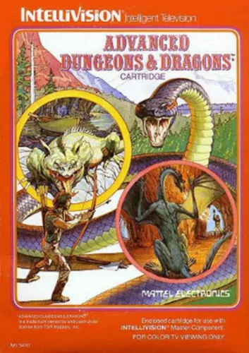 Portada de Advanced Dungeons & Dragons Cartridge