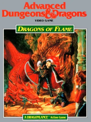 Portada de Advanced Dungeons & Dragons: Dragons of Flame
