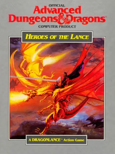 Portada de Advanced Dungeons & Dragons: Heroes of the Lance