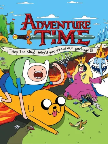 Portada de Adventure Time: Hey Ice King! Why’d You Steal Our Garbage?!
