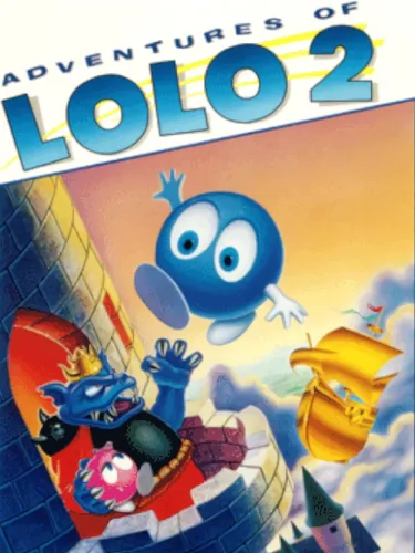 Portada oficial del videojuego Adventures of Lolo 2