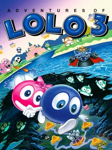 Portada de Adventures of Lolo 3