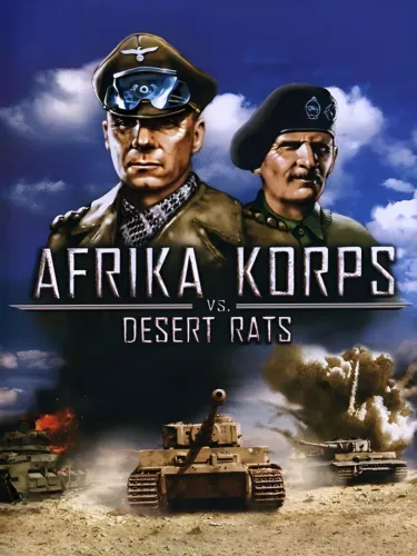 Portada oficial del videojuego Afrika Korps vs Desert Rats