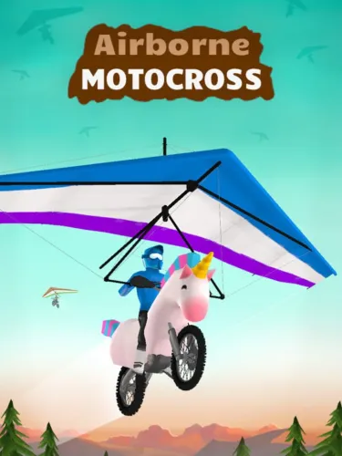Portada oficial del videojuego Airborne Motocross