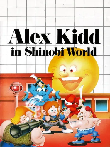 Portada de Alex Kidd in Shinobi World