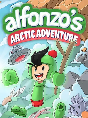 Portada oficial del videojuego Alfonzo’s Arctic Adventure