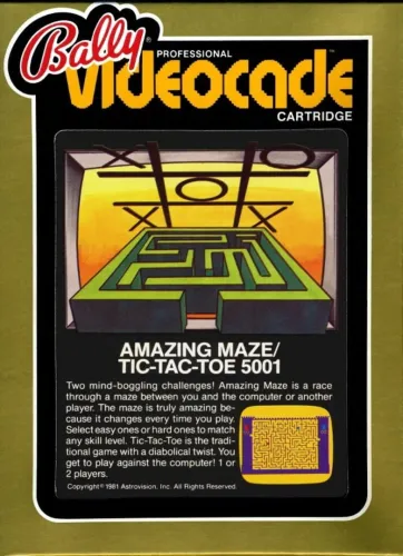 Portada de Amazing Maze / Tic-Tac-Toe