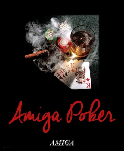 Portada oficial del videojuego Amiga Poker