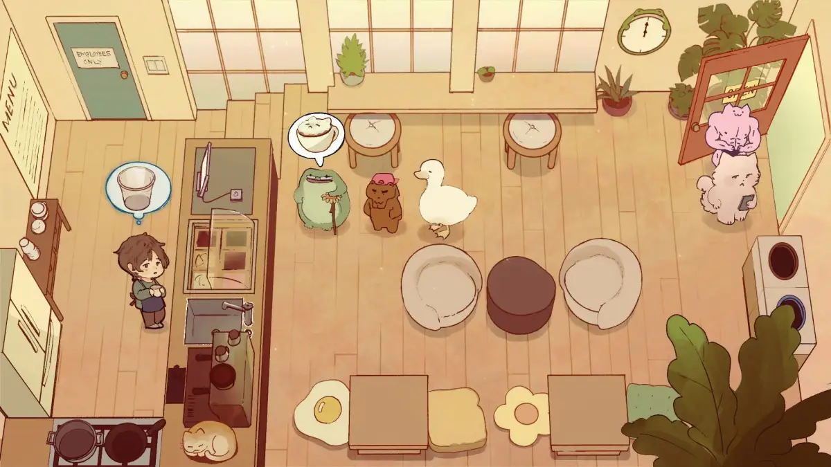 An Average Day at the Cat Cafe