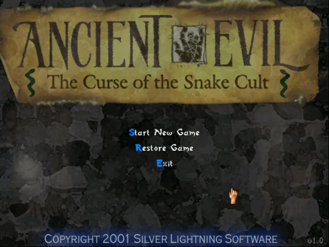 Portada de Ancient Evil: Curse of the Snake Cult