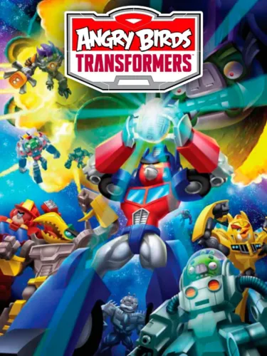Portada de Angry Birds Transformers