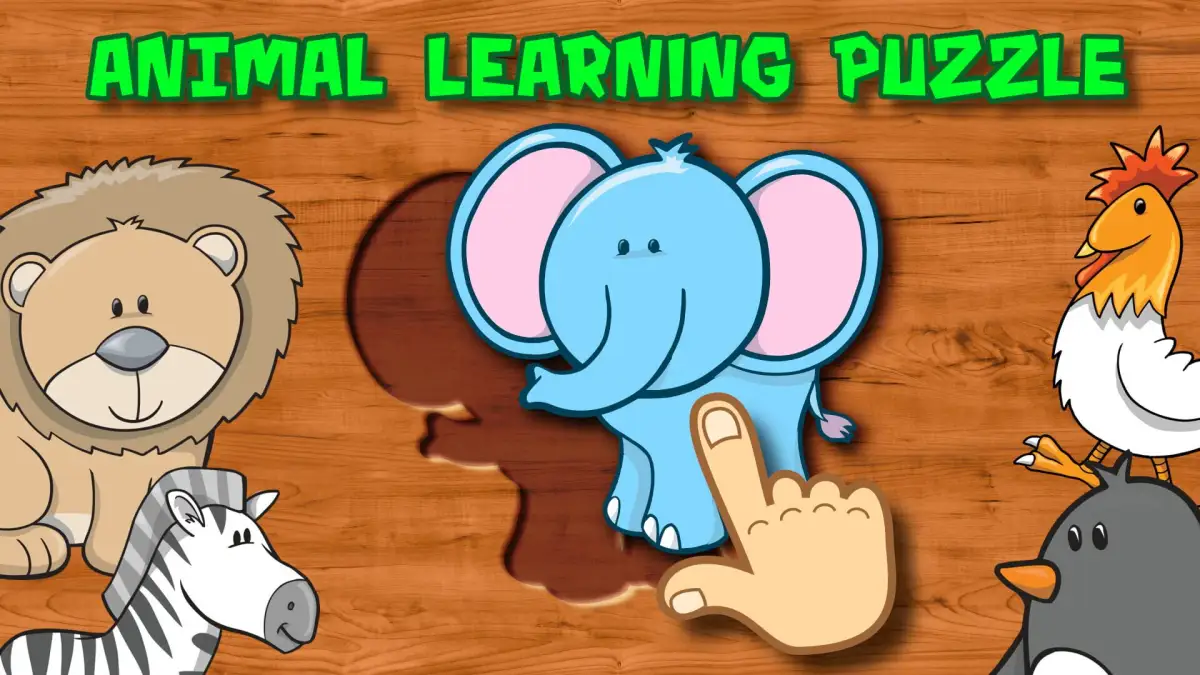 Animal Learning Puzzle for Toddlers and Kids