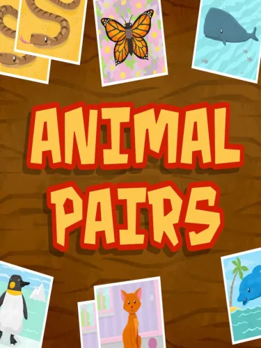 Portada de Animal Pairs: Matching & Concentration Game for Toddlers & Kids