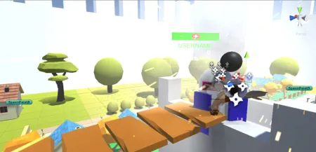 Portada de Arcade Style Bot Ball Shooting Multiplayer Game